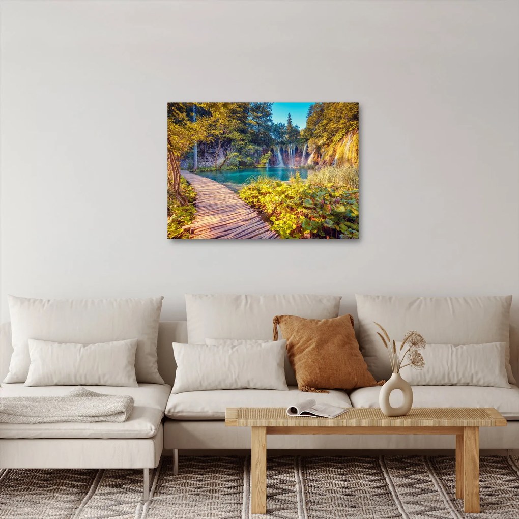 Tablou - Lacurile Plitvice, Croația (70x50 cm)
