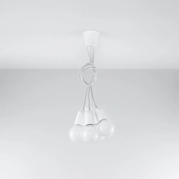 Lustră pe cablu DIEGO 5xE27/60W/230V