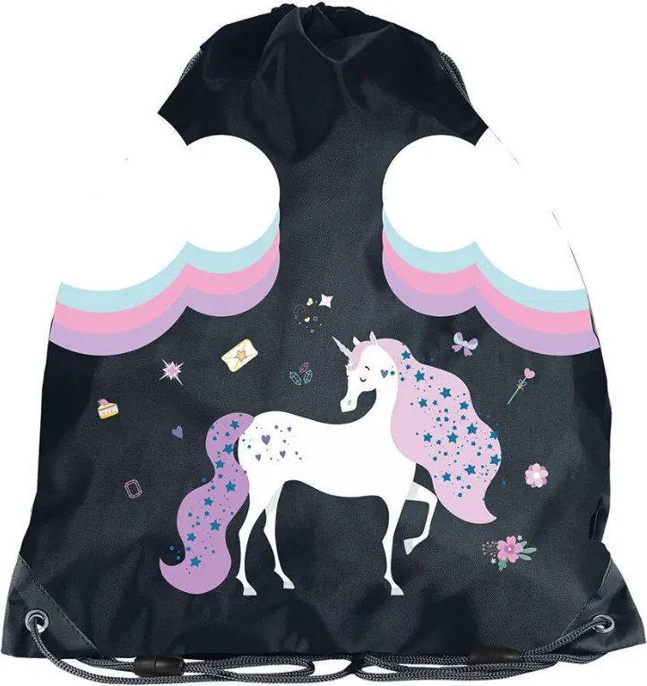 Set școlar pentru fete UNICORN - set din 5 piese cu rucsac și accesorii