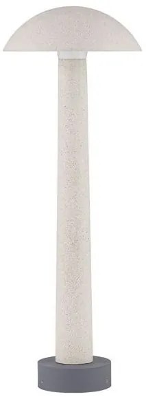 Stalp LED din ciment alb pentru exterior IP65 Tura H-55cm