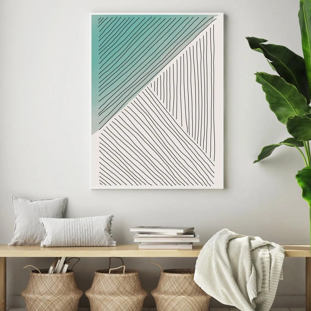 Poster - Abstracție pictată (A4)