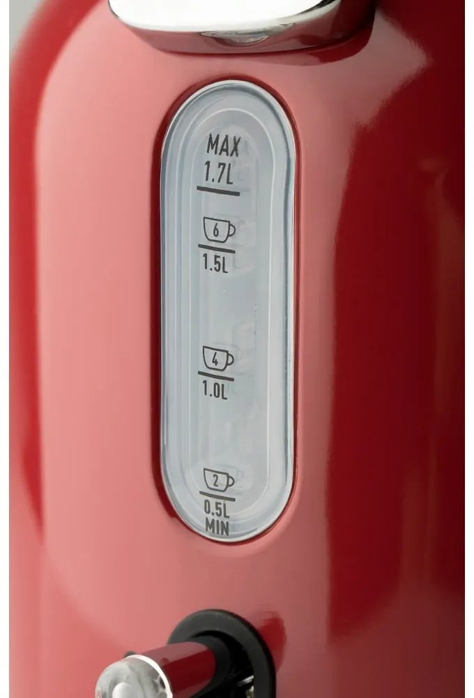 Ceainic electric roșu 1,7 l Dorset Putty – Haden
