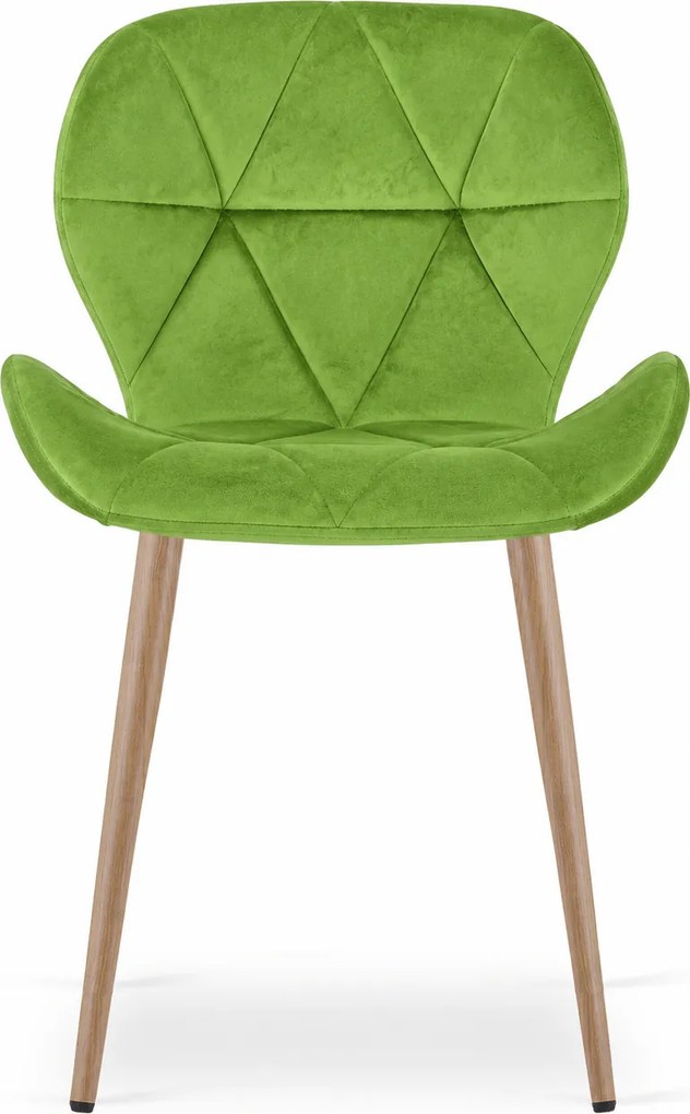 Scaun de masa MANGO VELVET, verde deschis