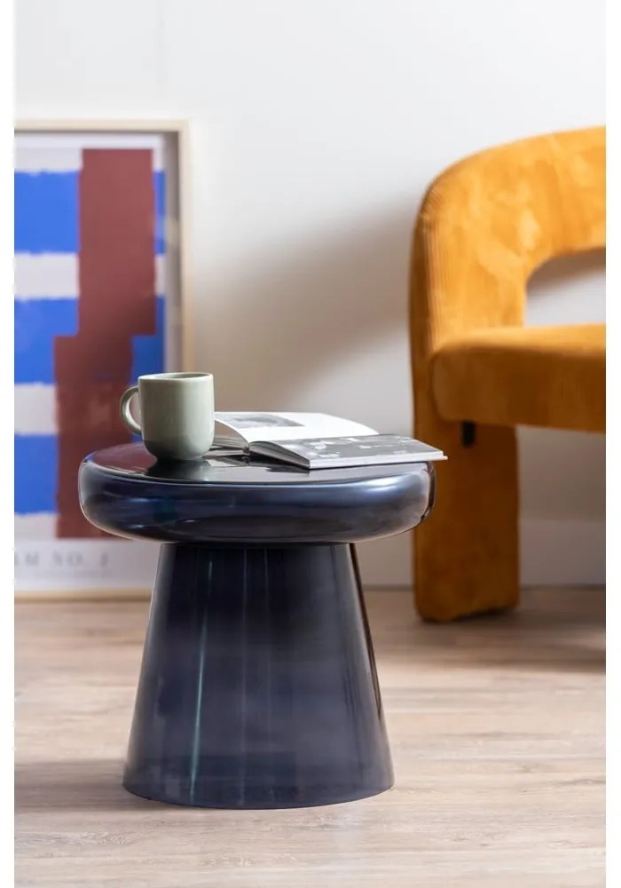 Măsuță auxiliară rotundă din sticlă ø 41 cm Simpleza – Leitmotiv