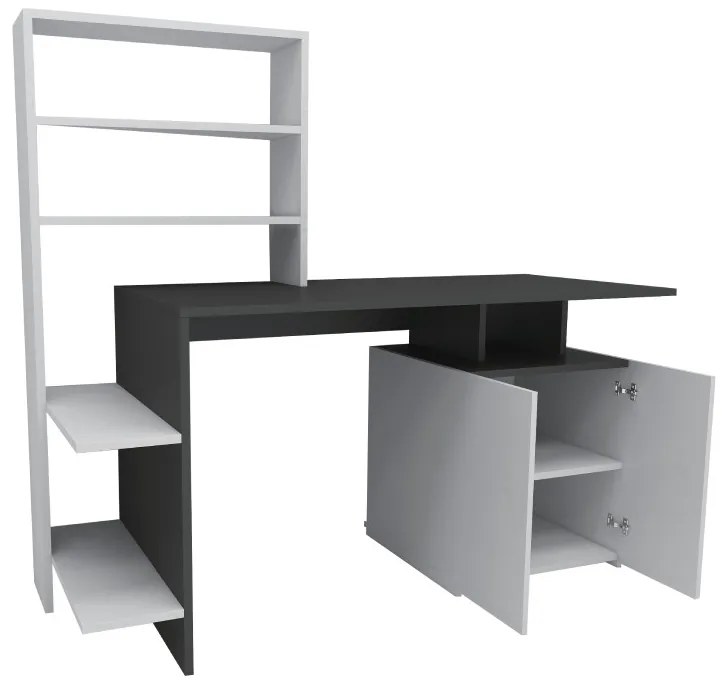 Masă PC Marge (Alb + Antracit). 1072347
