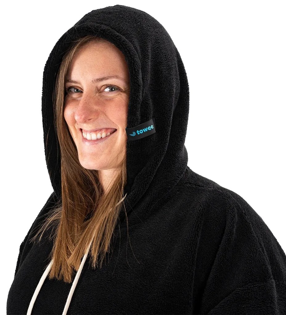 Towee Surf poncho MONO negru , 70 x 100 cm, 70 x 100 cm