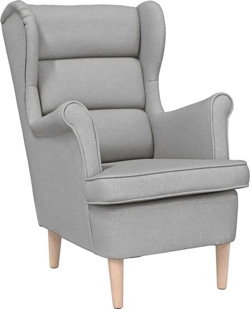 vidaXL Fotoliu, gri nor, 74x84x100 cm, textil