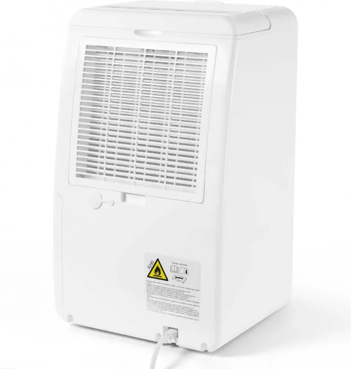 Dezumidificator pentru baie Woods MDK11, 2 viteze, Pana la 40 m², 108 m³, 2 l, 20 l/24 h, Hidrostat, 44 dB, IPX1, Alb