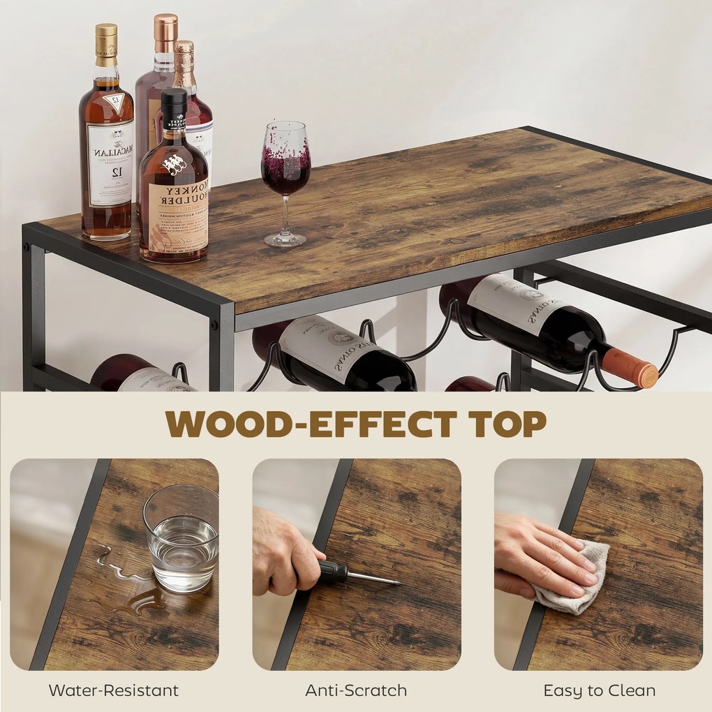 HOMCOM suport vinuri dulap | Aosom Romania