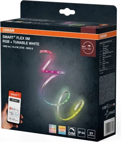 Osram - bandă LED RGB dimerizabilă pentru exterior SMART+ FLEX FLEX 5m LED/14,5W/230V IP44 Wi-Fi