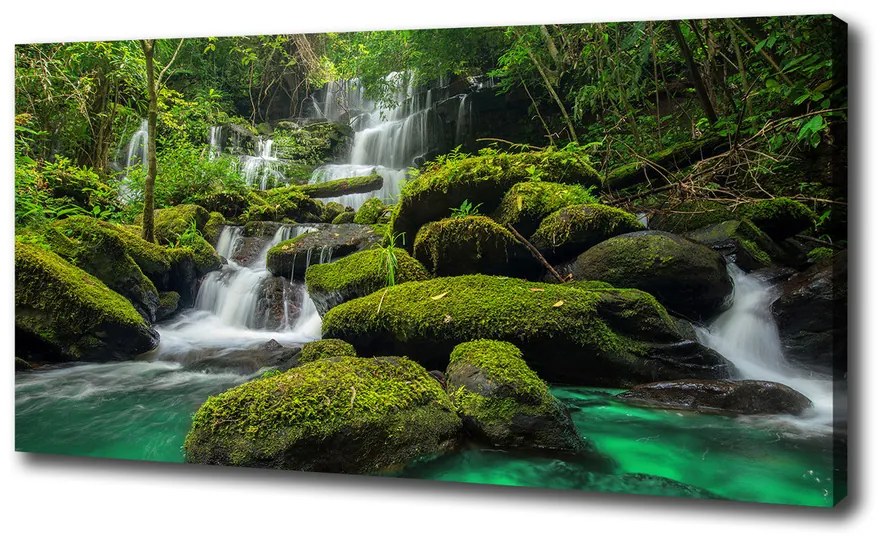 Print pe pânză Cascada din pădure