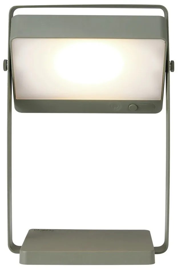 Lampa solara LED portabila IP44 Saulio verde maslina
