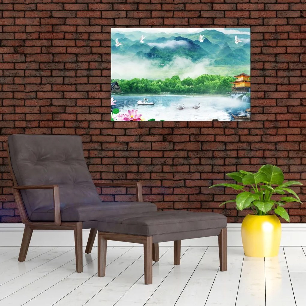 Tablou - Peisaj de vis (90x60 cm)