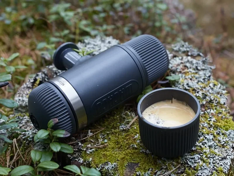 Aparat de cafea portabil Wacaco Nanopresso (negru) + Nespresso
