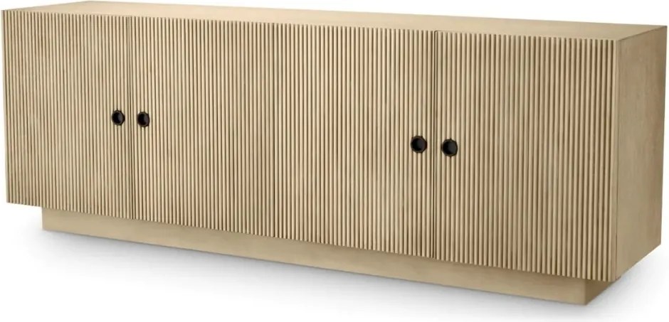 Comoda design LUX, Furnir de stejar albit, Dimitrios