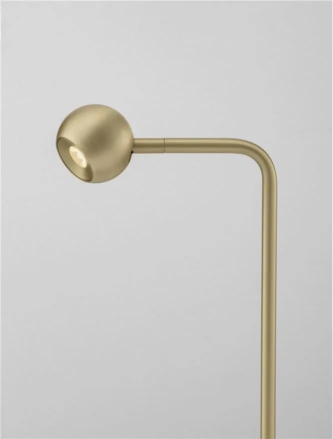Lampa de masa cu spot LED SFERA aurie