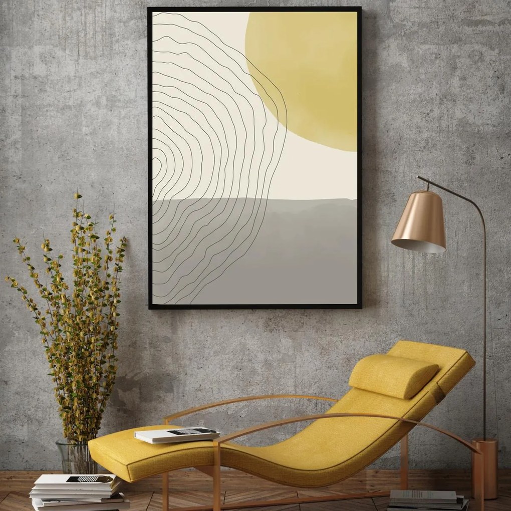 Poster - Abstracție pictată (A4)