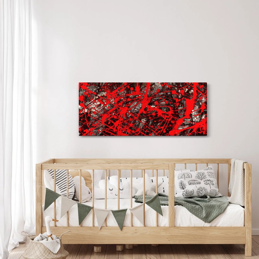 Tablou - Abstracție expresivă (120x50 cm)