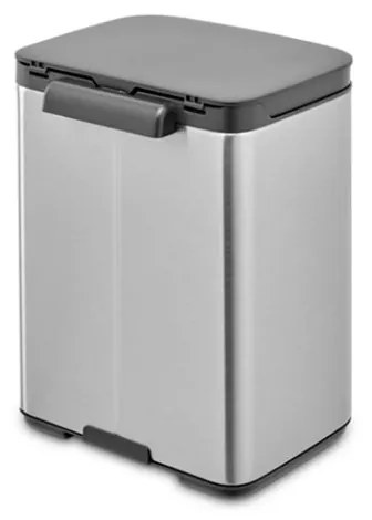 Coș de gunoi Brabantia Bo Small 4L, oțel mat, rezistent la amprente 1006625