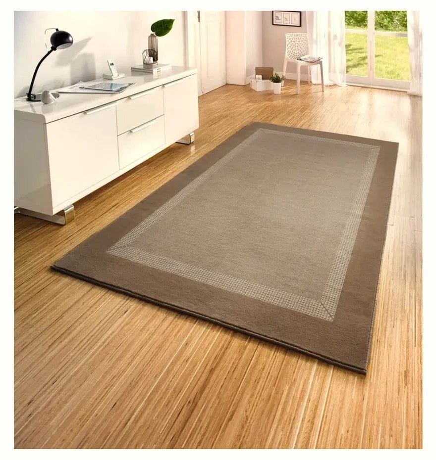 Covor Hanse Home Basic, 160x230 cm, maro-bej