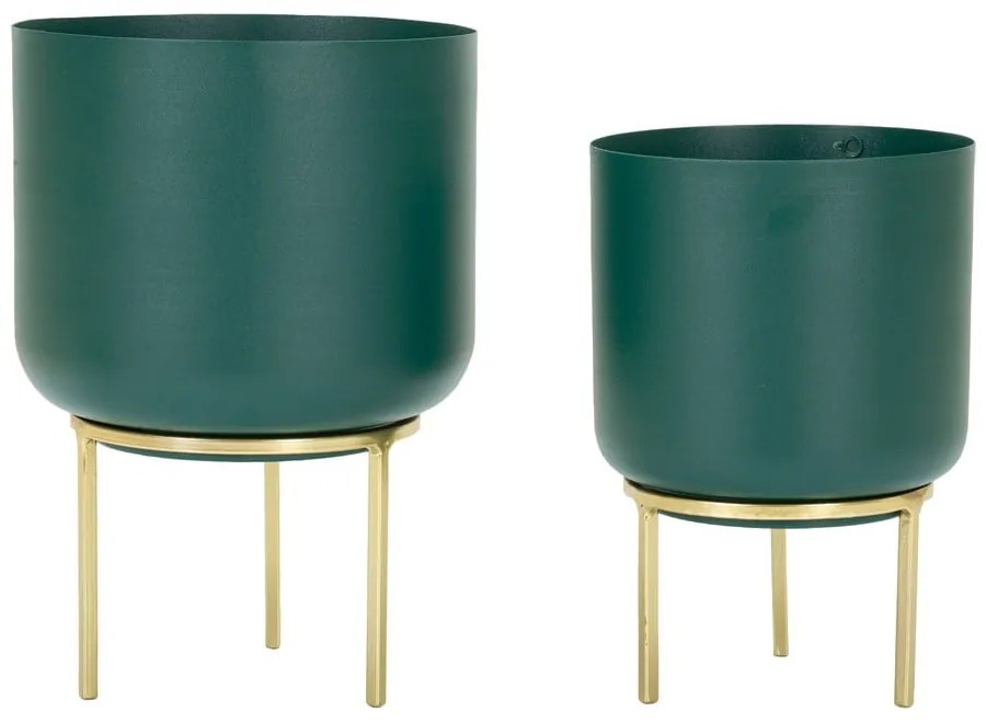 Ghivece decorative 2 buc. din metal ø 20 cm Grent – Mauro Ferretti