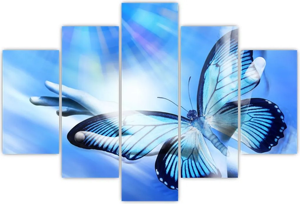 Tablou - Fluture, simbolul speranței (150x105 cm)