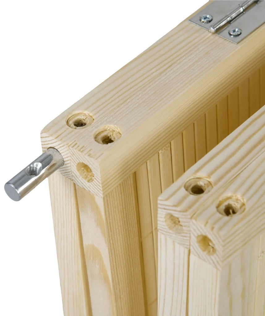 HOMCOM Paravan din lemn de bambus 6 panouri 270 x 180 cm separator de camera cloison de separare pliabil - natural | Aosom Romania