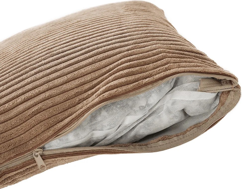 Canapea foarte spaţioasă, maro deschis, bej, crem, GILEN BIG SOFA