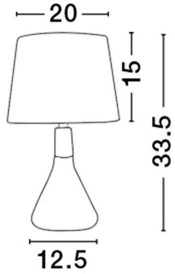Veioza, Lampa de masa Montes alama NVL-7605168