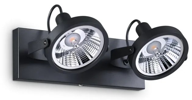 Aplica/ Plafoniera design modern GLIM PL2 NERO 200248