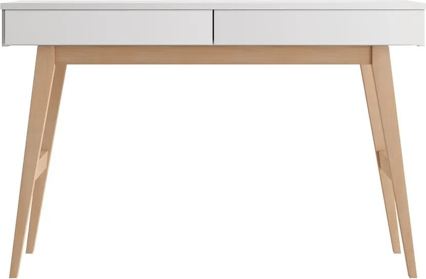 Birou pentru copii cu blat alb 60x120 cm Swing – Pinio