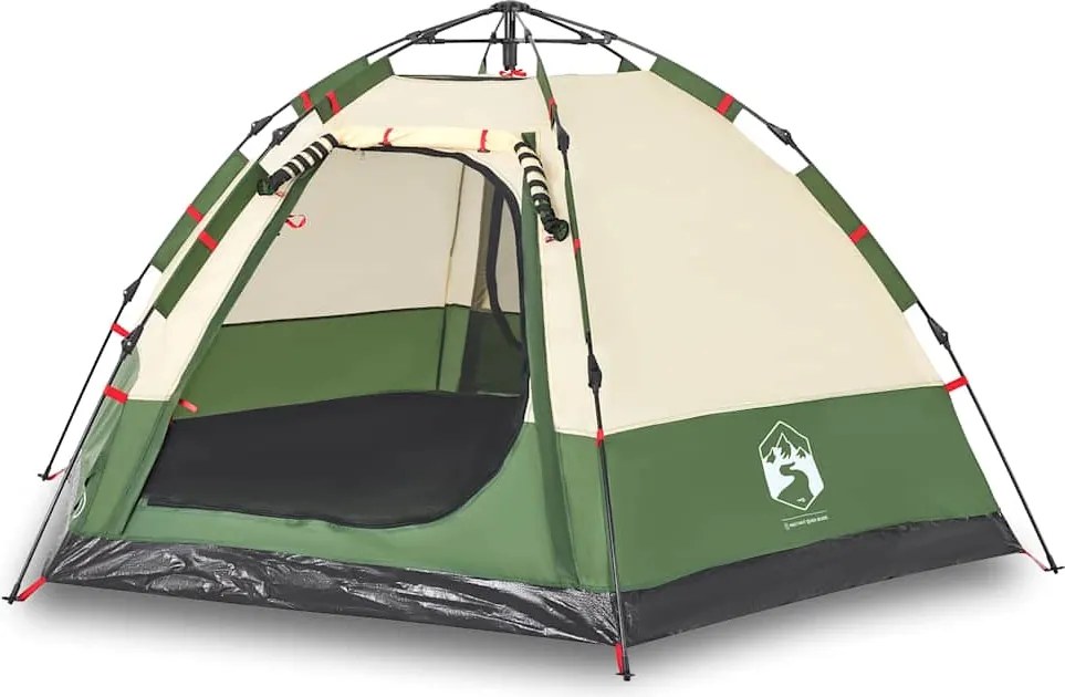 vidaXL Cort de familie pentru 4 persoane verde setare rapidă