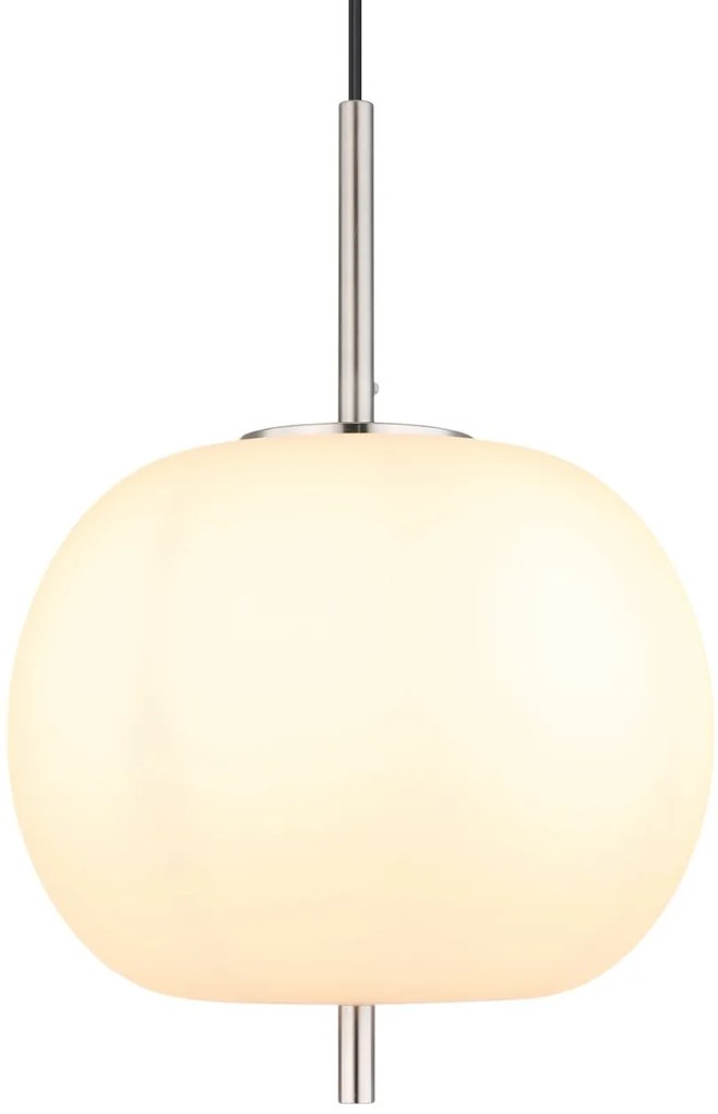 Pendul design modern Blacky I nickel, opal