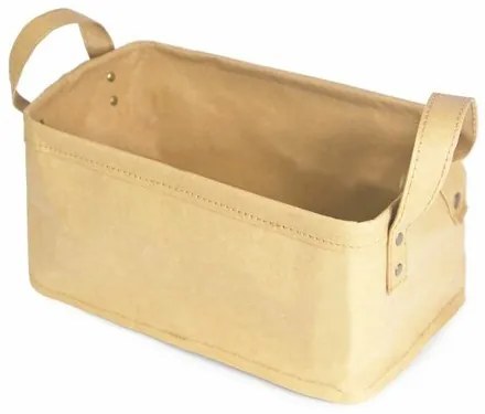 Coș de depozitare Compactor Basket Ecologic, 28 x 18 x 13 cm, bej