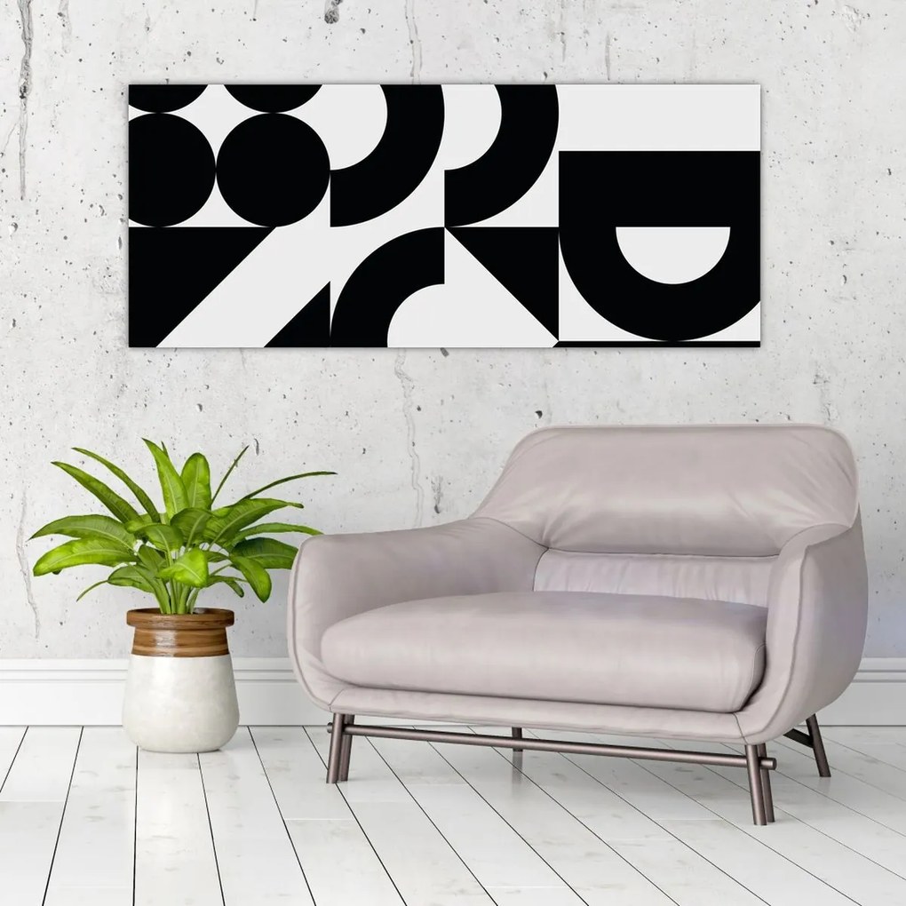 Tablou - Abstracție geometrică N⁰2 (120x50 cm)