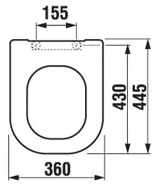 JIKA H8936113000631 - Capac WC SoftClose DEEP, duroplast/alb