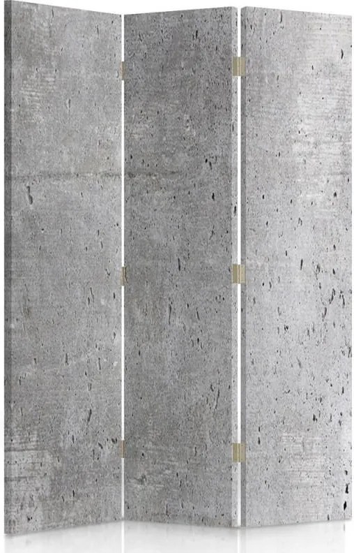 CARO Paravan - Concrete Wall 4 | tripartit | unilateral 110x150 cm