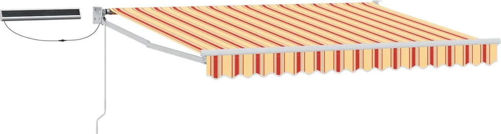 vidaXL Cort electric retractabil Multicolour 3,5 x 2 m