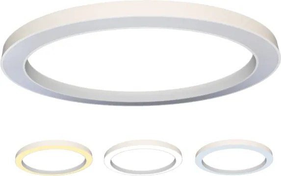Plafonieră LED 115 W, 230 V, 3000/4000/6500 K, Ø 120 cm, alb