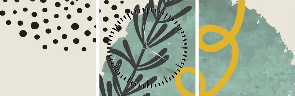 Tablou - Foi de rezumat N⁰1 (cu ceas) (90x30 cm)