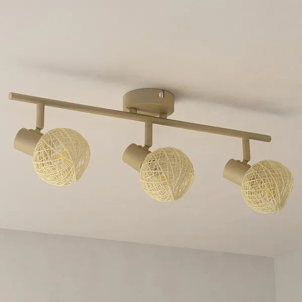 Spot DEX 3xE14/10W/230V bej/crem