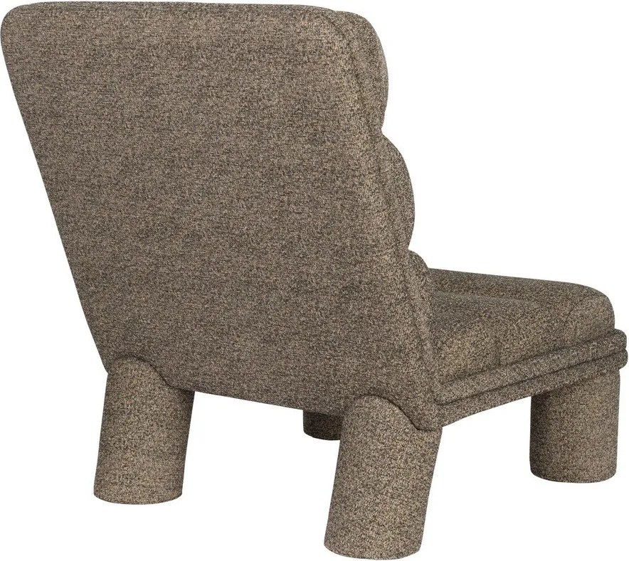 Fotoliu taupe cu tapițerie din țesătură bouclé Fern – Dutchbone
