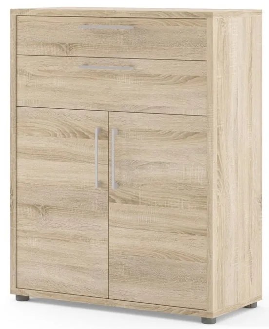 Dulap Modulo 89 x 40 x 113 cm, sertare și uși, stejar sonoma