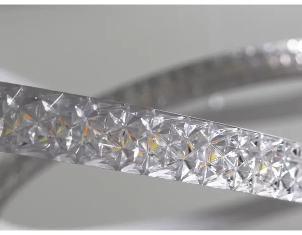 Lustră LED dimabilă suspendată pe cablu LED/90W/230V 3000-6500K Ø47 cm + telecomandă