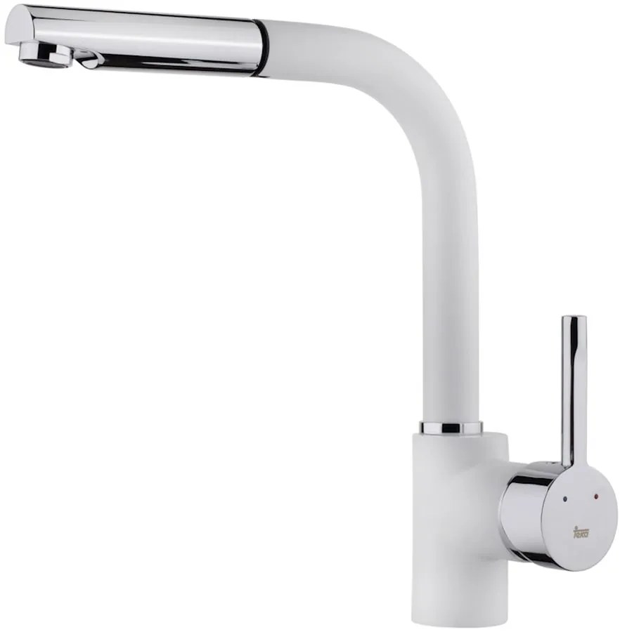 Teka ARK baterie bucătărie pe picior crom-alb 23938120W