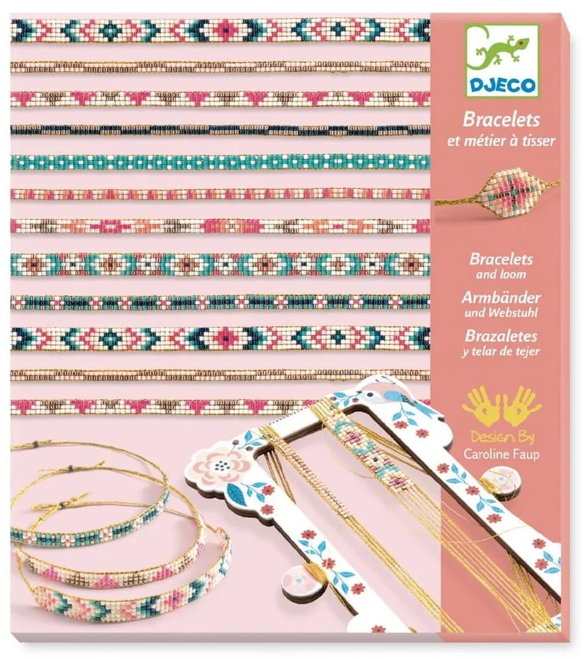 Set de creativ Djeco „Brățări delicate”