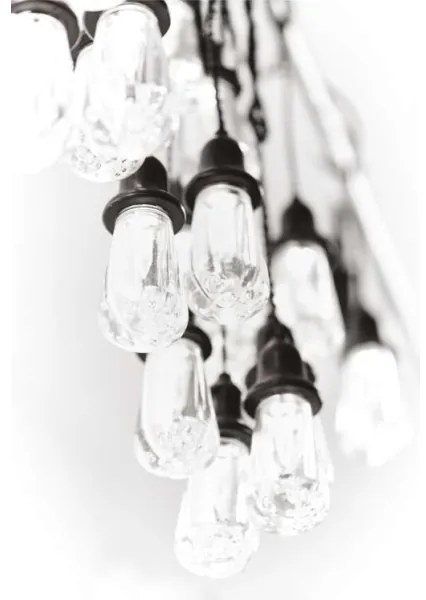 Ghirlandă luminoasă LED pentru exterior, 16 LED, 8,6 m, IP44, alb rece