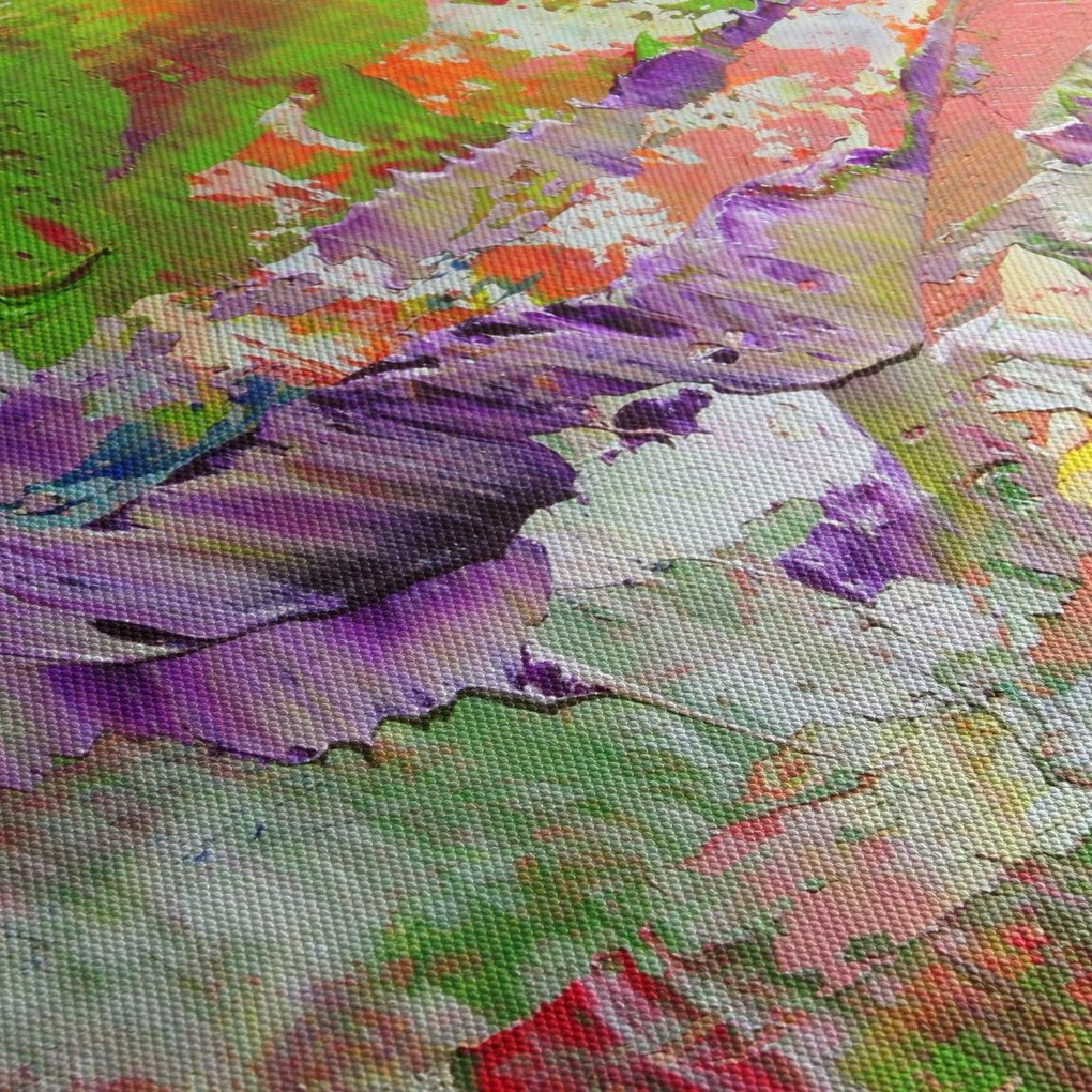 Tablou cu abstracție - pictura (120x50 cm)
