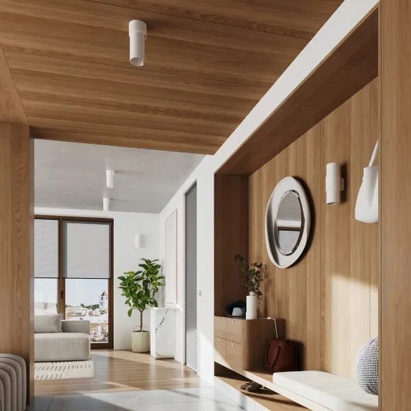 Plafonieră Sollux SL.1673 FLASH 1xE27/15W/230V alb