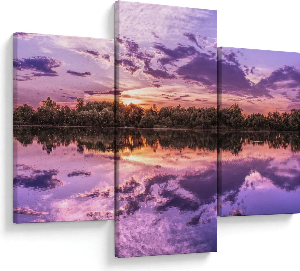 Tablou cu cerul violet (90x60 cm)